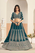 Premium Designer Lehenga UK | Heavy Embroidered Border RTI