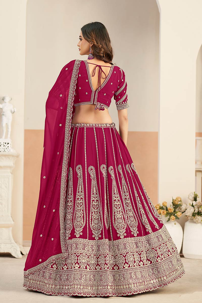 Premium Designer Lehenga UK | Heavy Embroidered Border RTI
