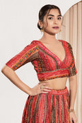 Multi color Ethnic Blouse UK | Stylish Party Wear with Modern Fit RTI