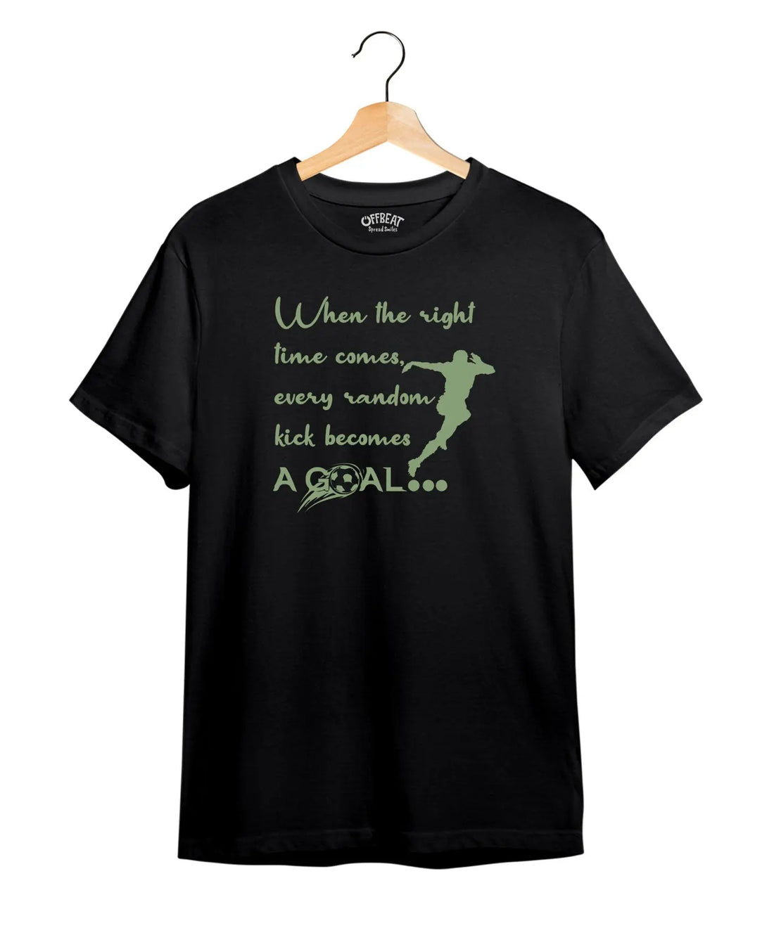 A Goal - Graphic T-Shirt – 100% Cotton - Black & White Variants Offbeat
