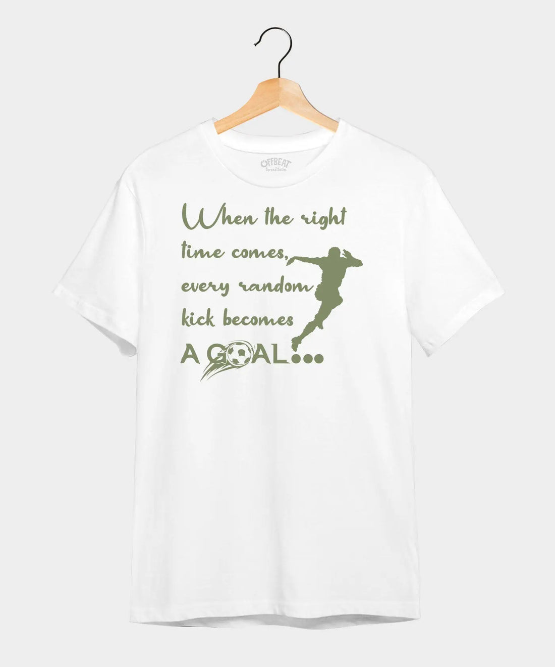 A Goal - Graphic T-Shirt – 100% Cotton - Black & White Variants Offbeat