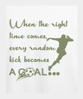 A Goal - Graphic T-Shirt – 100% Cotton - Black & White Variants Offbeat