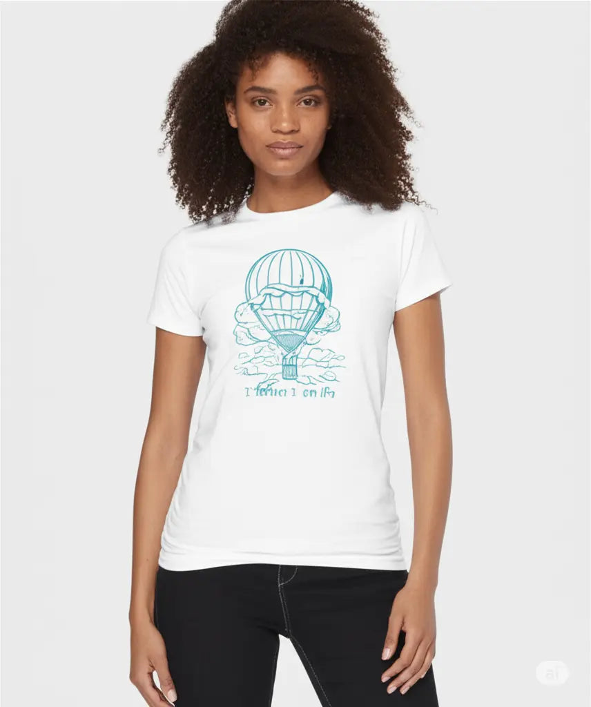 Believe & Fly - Women Graphic T-Shirt – 100% Cotton - Electric Blue & White Variants Offbeat