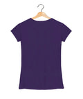 Beyond Awesome - Women’s T-Shirt –  Premium Round Neck - Violet - 100% Cotton Offbeat