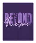 Beyond Awesome - Women’s T-Shirt –  Premium Round Neck - Violet - 100% Cotton Offbeat