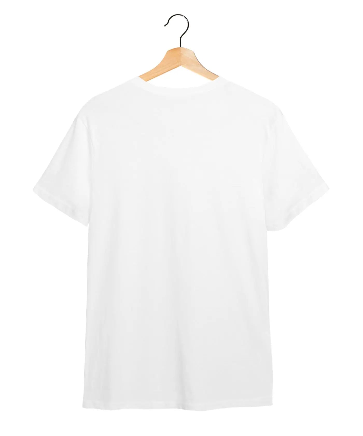 "Deep Thought" Printed T-Shirt – Premium Round Neck - White - 100% Cotton Offbeat
