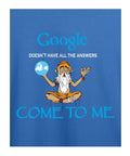 Google Answers - Women’s T-Shirt –  Premium Round Neck - Navy Blue, Black & Electric Blue - 100% Cotton Offbeat