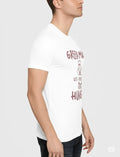 Greed Makes Hungry - Graphic T-Shirt – 100% Cotton - Sunflower Yellow & White Variants Offbeat