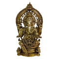 Handcrafted Black Brass Ganesha Statue – 26.7