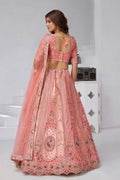 Blush Pink Embroidered Lehenga Choli – Indian Wedding & Party Wear KF