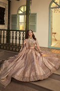 Gold Bridal Lehenga UK | Heavy Zari Embroidery & Regal Dupatta LF