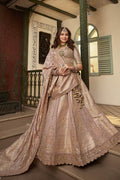 Gold Bridal Lehenga UK | Heavy Zari Embroidery & Regal Dupatta LF