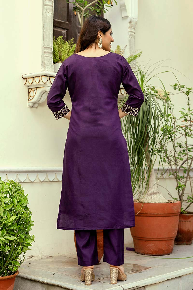 Women’s Wine Party Wear Salwar Suit with Dupatta | UK Indian Dresses LF