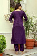 Women’s Wine Party Wear Salwar Suit with Dupatta | UK Indian Dresses LF