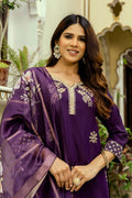 Women’s Wine Party Wear Salwar Suit with Dupatta | UK Indian Dresses LF