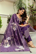 Women’s Wine Party Wear Salwar Suit with Dupatta | UK Indian Dresses LF