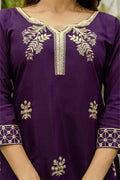 Women’s Wine Party Wear Salwar Suit with Dupatta | UK Indian Dresses LF