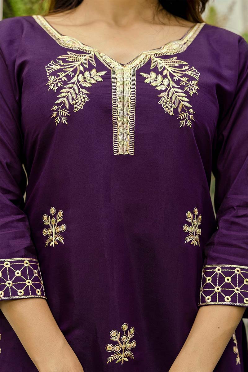 Women’s Wine Party Wear Salwar Suit with Dupatta | UK Indian Dresses LF