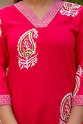 Elegant Pink Embroidered Salwar Kameez for Weddings & Events (UK) LF