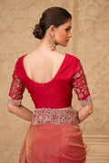 Red Saree with Red Blouse Look – Perfect for Reception & Cocktail Night RTI