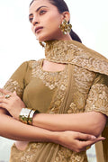 Wine Embroidered Saree – Elegant Party & Wedding Wear (Copy) LF