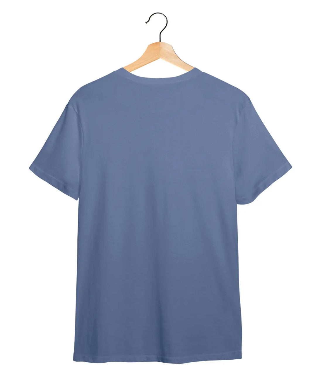 "Music Speaks" Printed T-Shirt – Premium Round Neck - Pigeon Blue - 100% Cotton Offbeat