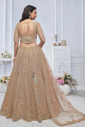 Mustard Heavy Embroidered Bridal Lehenga with Mirror & Zari Detailing KSR