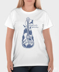 Nature's Rythym - Women Graphic T-Shirt – 100% Cotton - Maroon & White Variants Offbeat