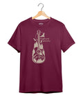 Nature's Rythym - Women Graphic T-Shirt – 100% Cotton - Maroon & White Variants Offbeat