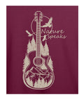 Nature's Rythym - Women Graphic T-Shirt – 100% Cotton - Maroon & White Variants Offbeat