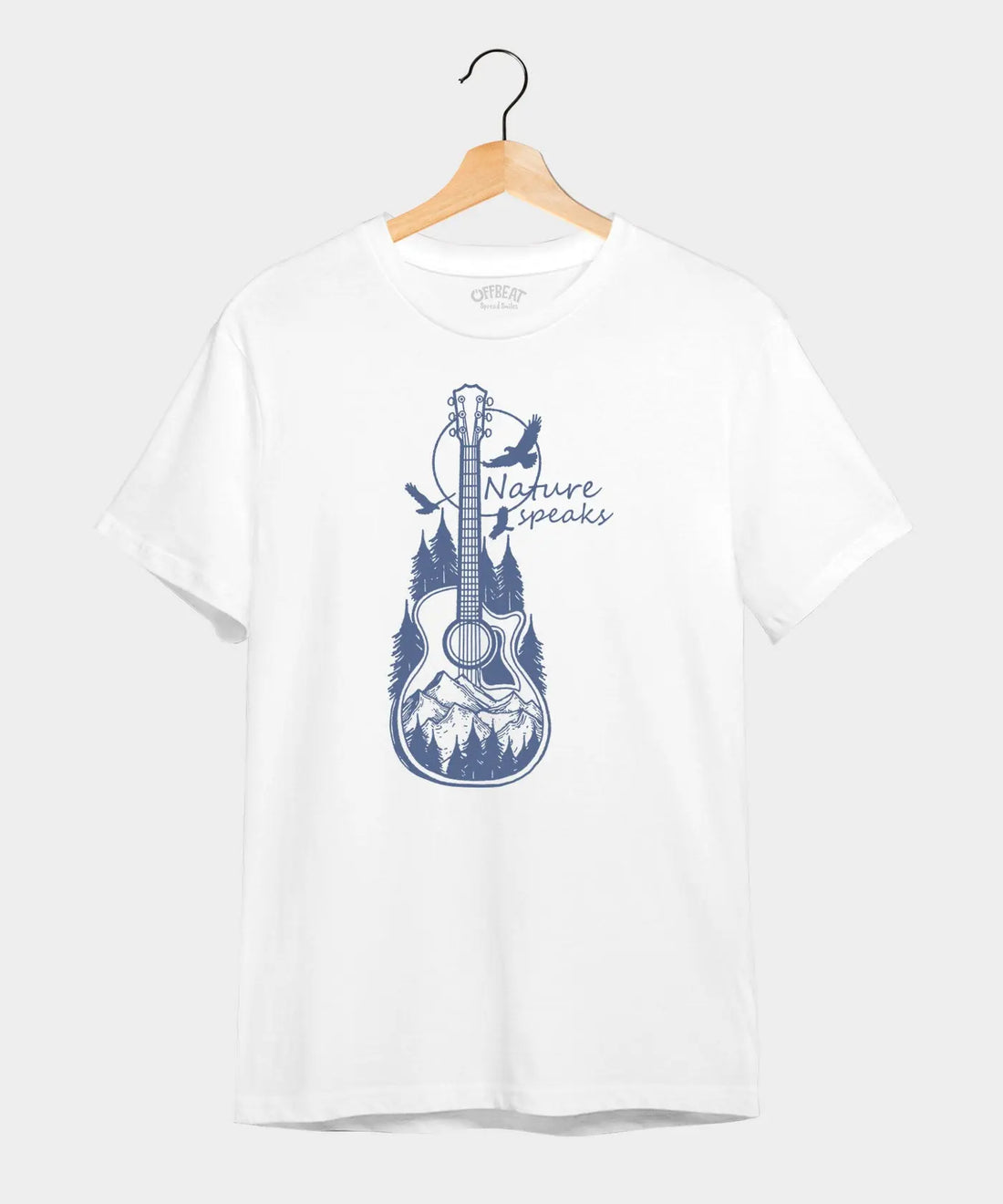 Nature's Rythym - Women Graphic T-Shirt – 100% Cotton - Maroon & White Variants Offbeat