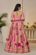 Orange Banarasi silk lehengas with Sequin & Zari Work KSR