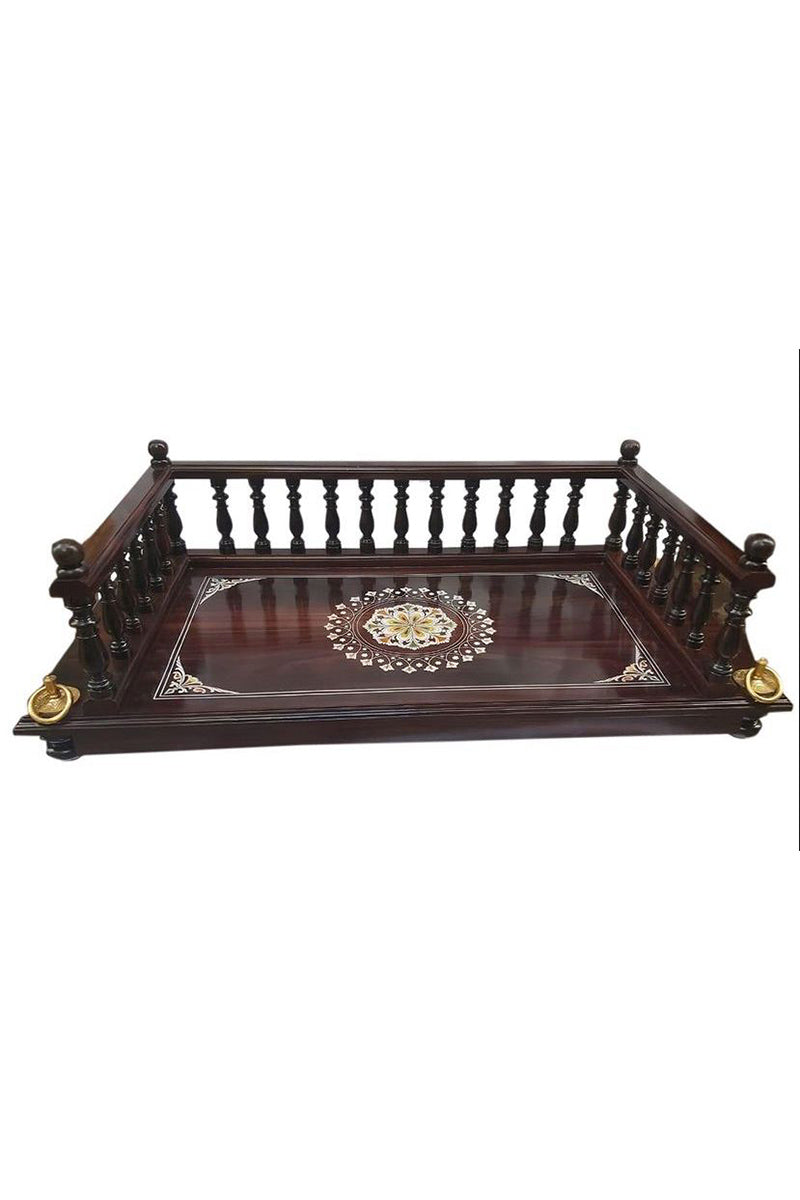 Traditional Indian Wooden Jhula Bench UK | Handcrafted Heritage Swing Sofa MYR