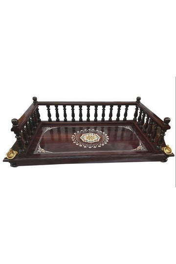Traditional Indian Wooden Jhula Bench UK | Handcrafted Heritage Swing Sofa MYR