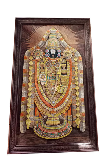 Rosewood Srinivasa Kalyana Inlay Wall Panel (5 ft × 3 ft) (Copy) INDIGO ETHNICS