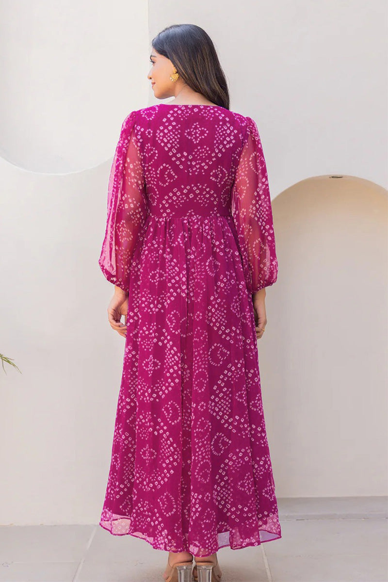 Purple Fully Flared Garden Tiered Floral Sleeveless Maxi Dress PR