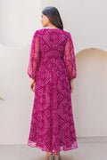 Purple Fully Flared Garden Tiered Floral Sleeveless Maxi Dress PR