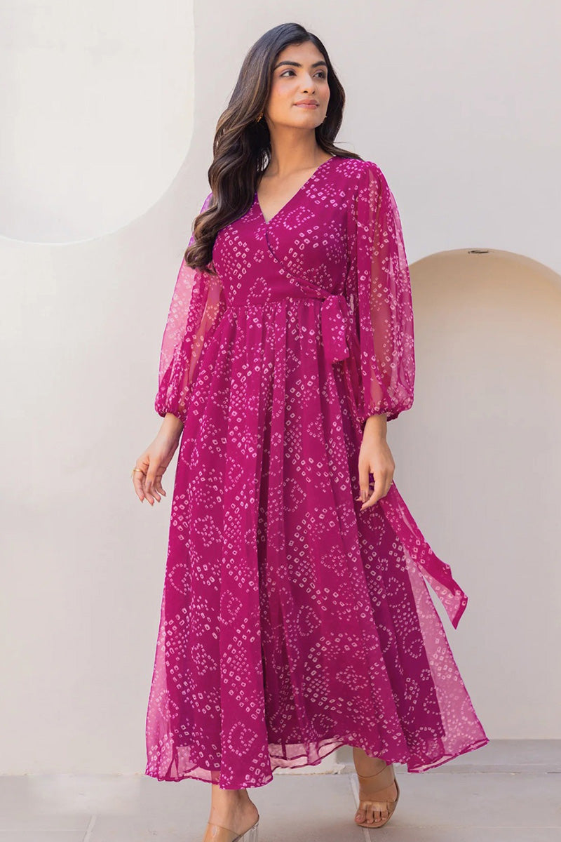 Purple Fully Flared Garden Tiered Floral Sleeveless Maxi Dress PR