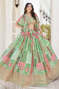 ulticolour Pastel Patchwork Lehenga for Festive Wear PR