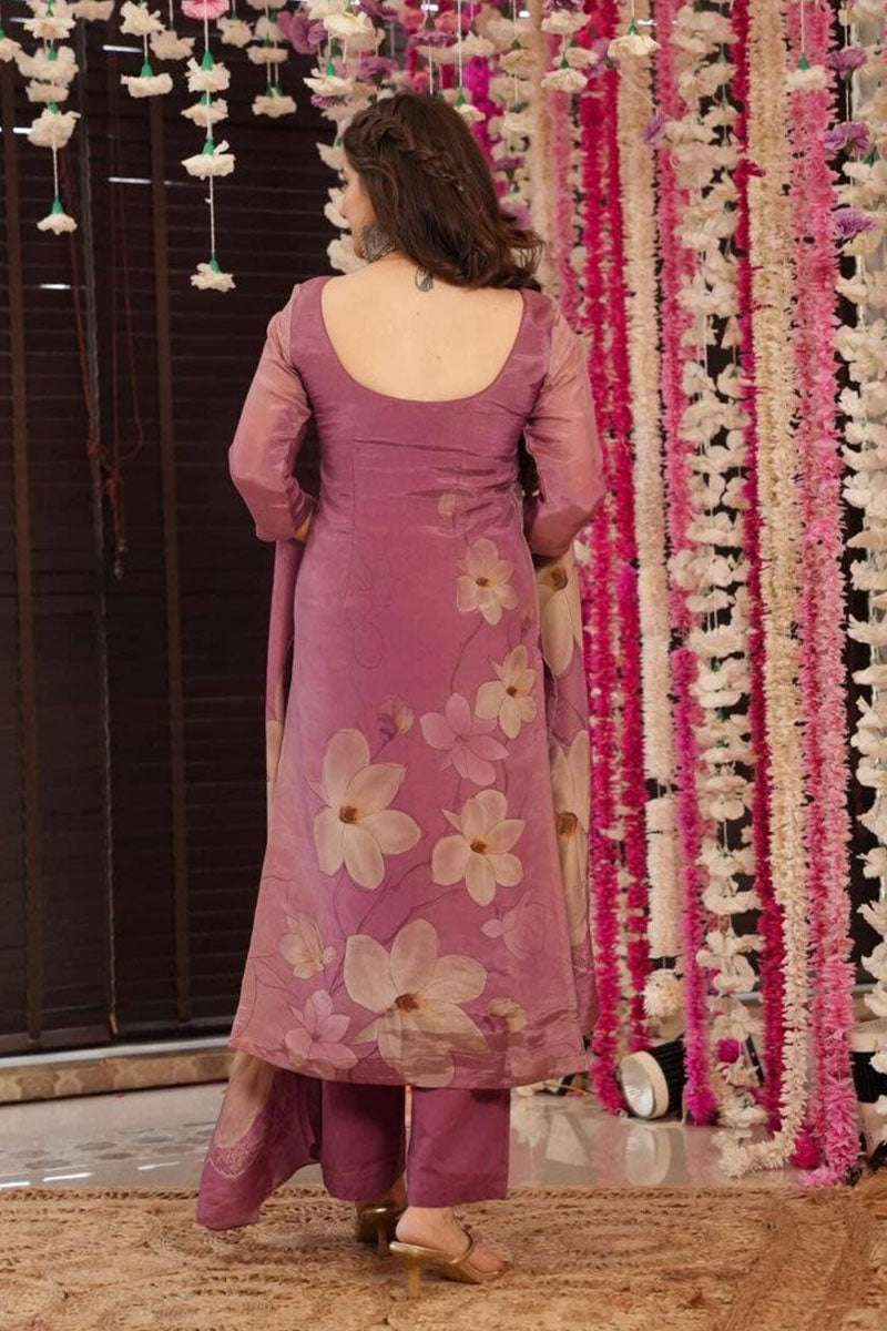Onion Embroidered Kurta Set with Dupatta | Elegant Festive Wear UK PR