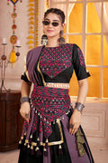 Multi Colour Festive Twirl Lehenga – Kutchi Embroidery and Mirror-Work Choli PR