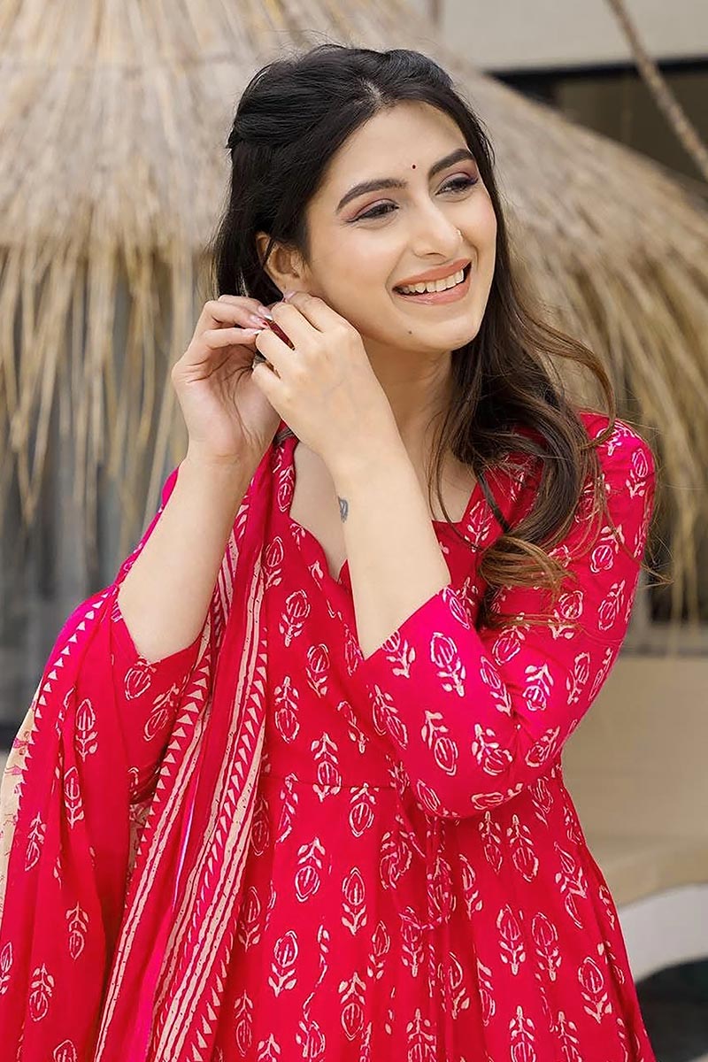 Pink Floral Flow Kurta Set | Breezy Luxury Daywear UK PR