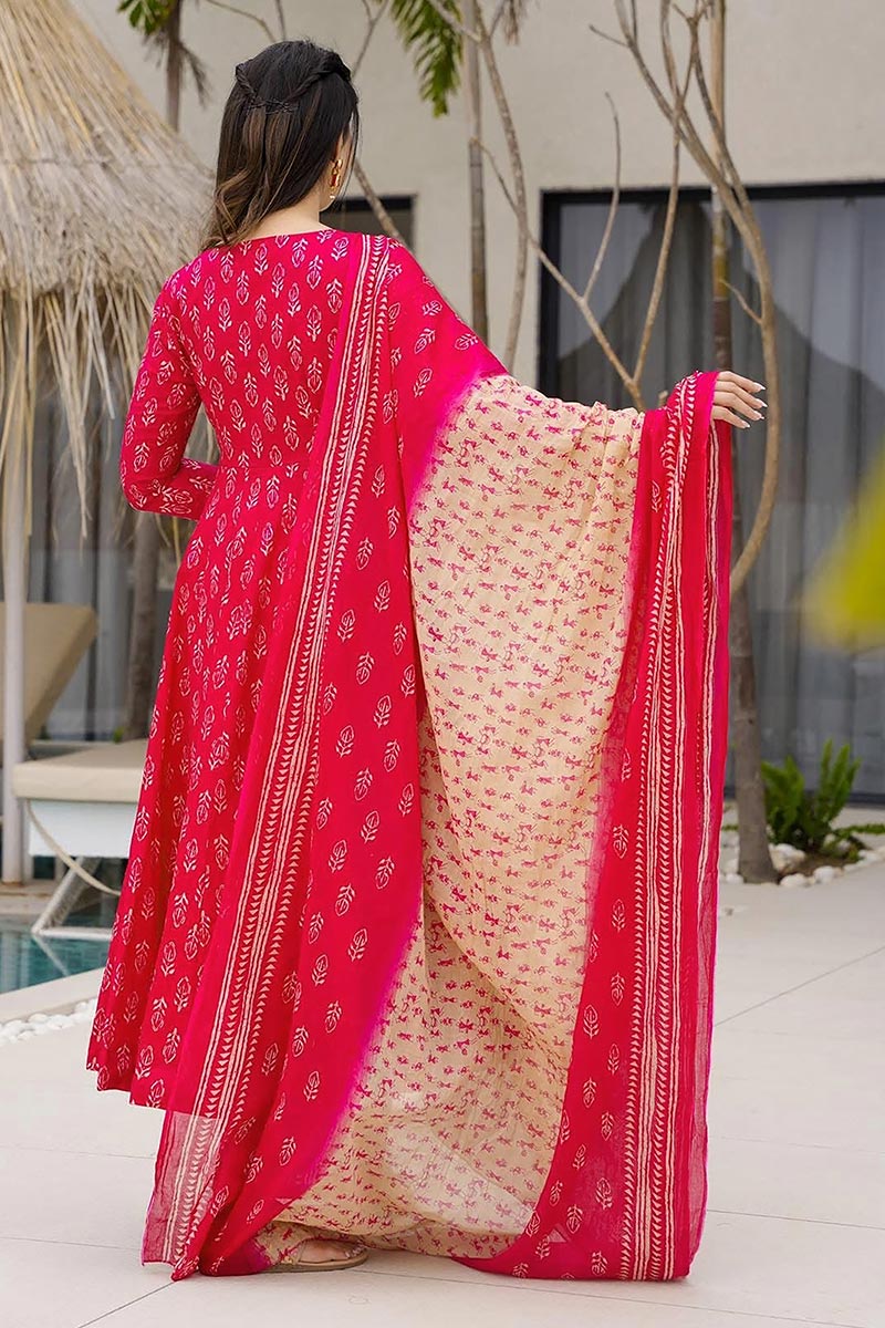 Pink Floral Flow Kurta Set | Breezy Luxury Daywear UK PR