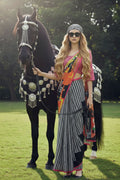 Boho Luxe – Contemporary Silk Crepe Saree Ensemble PR