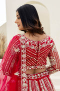 Red wedding Lehenga | Designer Look with Delicate floral motifs PR