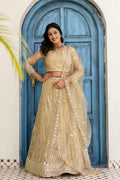 Cream Heritage Lehenga Choli | Grand Wedding Collection PR