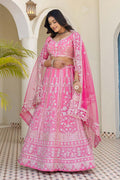 Baby Pink Wedding Lehenga UK | Heavy Zari Work PR