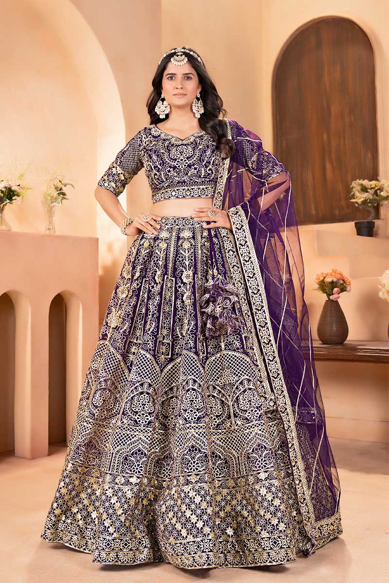 Beige Bridal Lehenga | Traditional Indian Wedding Wear UK PR