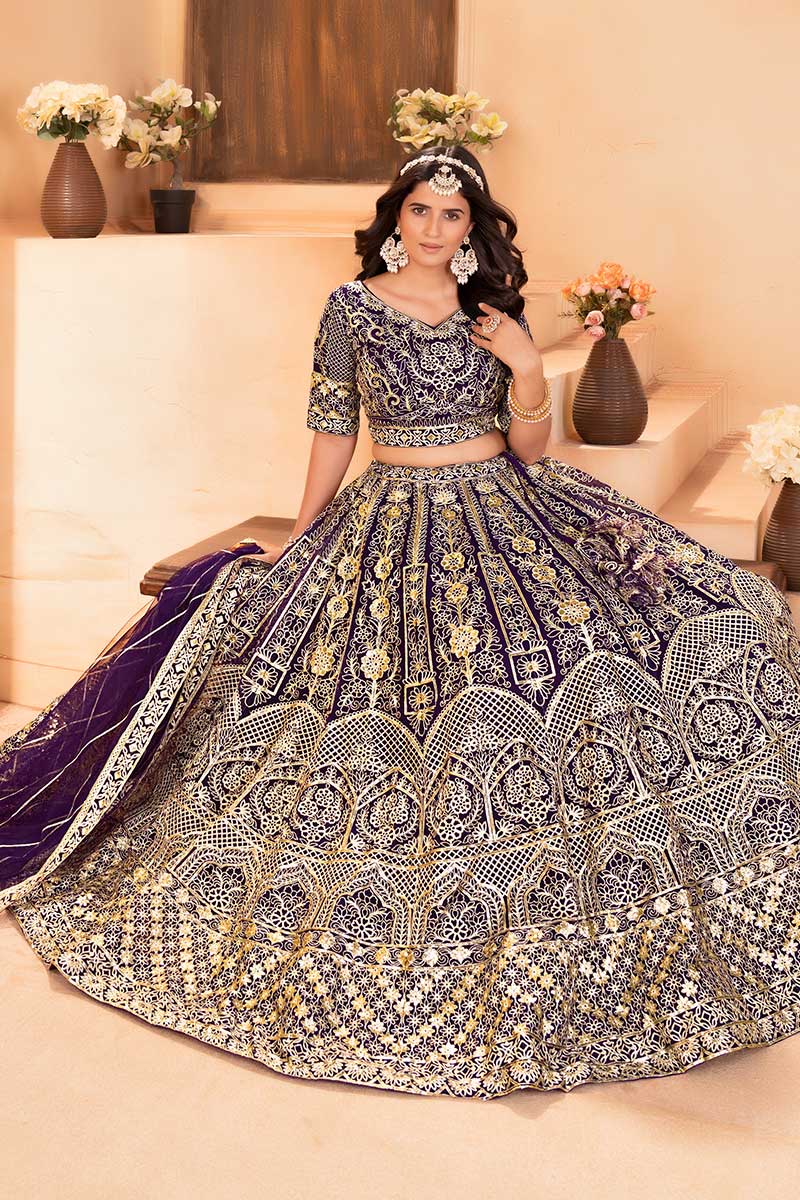 Beige Bridal Lehenga | Traditional Indian Wedding Wear UK PR