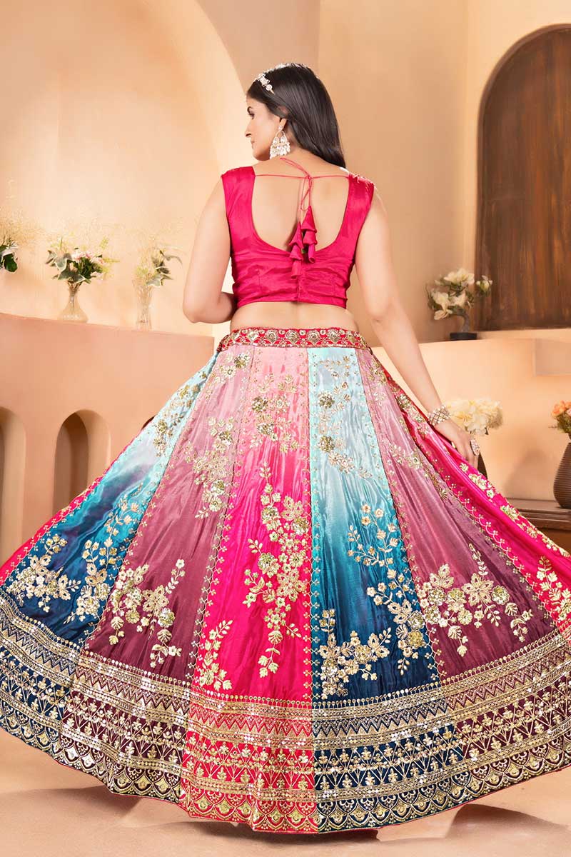 Multi color Festive Lehenga Set | Designer Bridal Collection PR